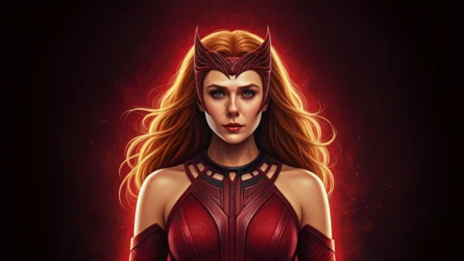 Scarlet Witch Leinwandbild