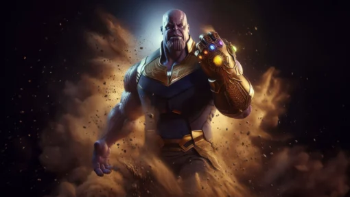 Thanos Leinwandbild
