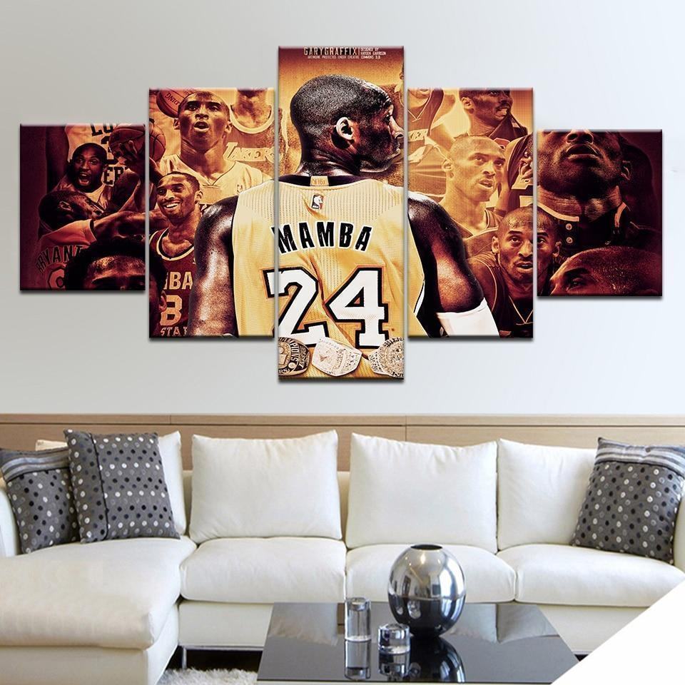 24 Kobe Bryant Basketball Player Sport Leinwandbilder Kunstdrucke  