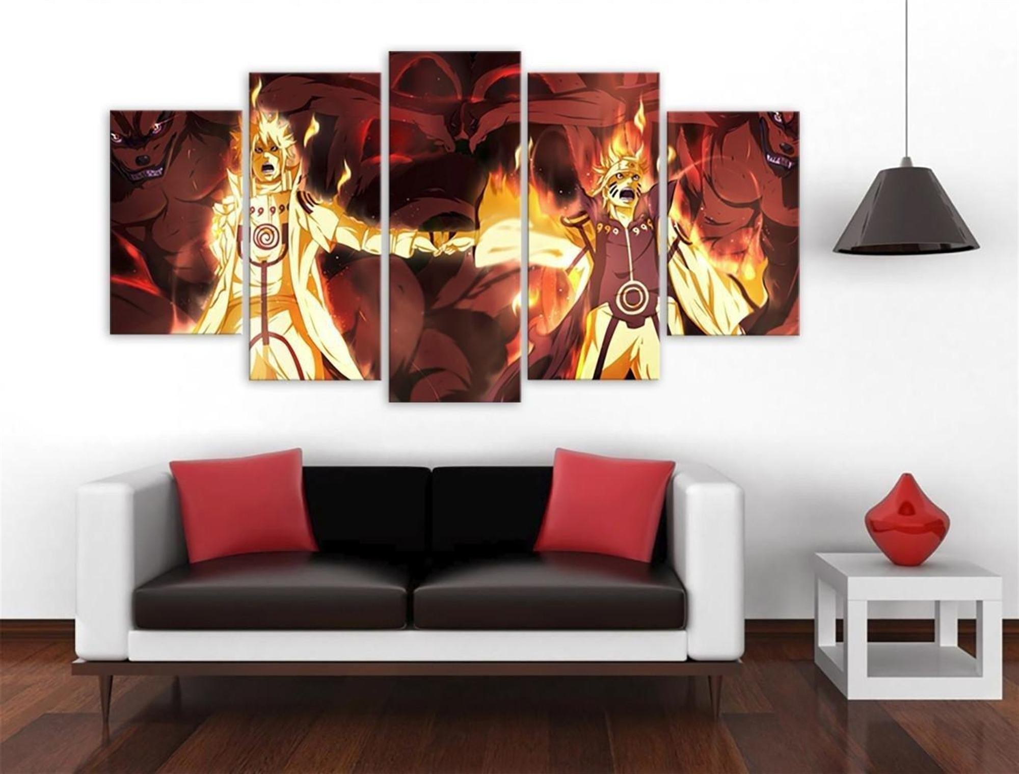 4th Hokage And Naruto Anime Leinwandbilder Kunstdrucke Rahmen