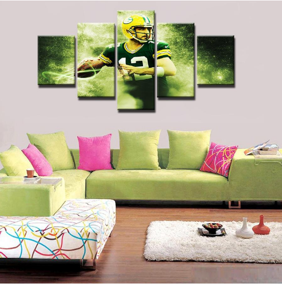 Aaron Rodgers Football Leinwandbilder Sport