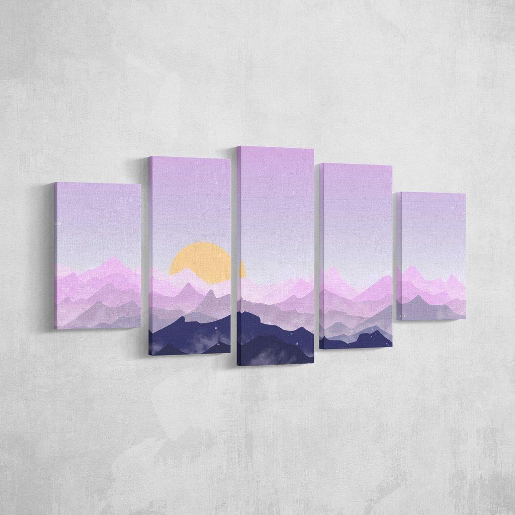 Abstract Sunrise Nature Leinwandbilder Kunstdrucke  