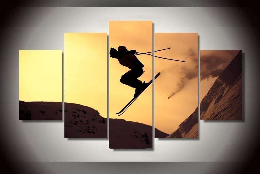 Alpine Skiing Leinwandbilder Sport