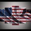 american flag modern abstract leinwandbilder kunstdrucke 6718