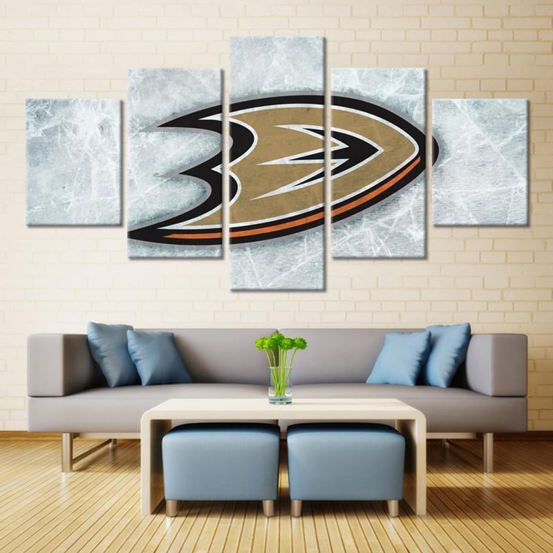 Anaheim Ducks Team Logo Leinwandbilder Sport