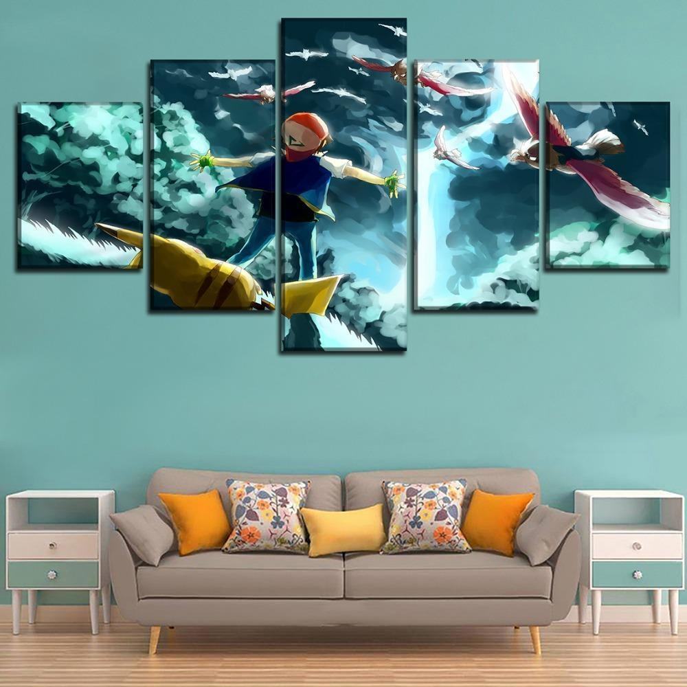 Animation Pokemon Poster Karikatur Leinwandbilder Kunstdrucke Rahmen