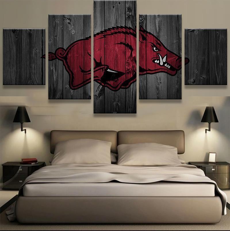 Arkansas Razorbacks Sport Leinwandbilder Kunstdrucke Rahmen