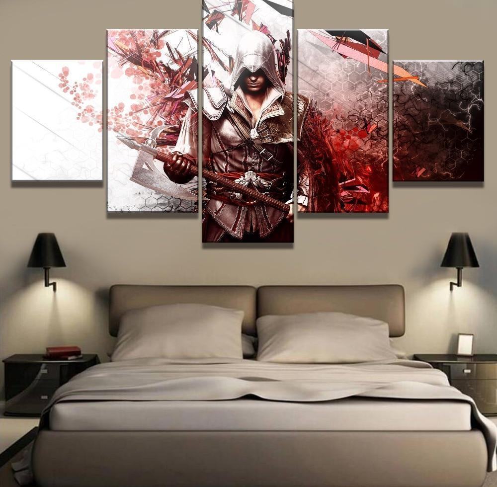 Assassins Creed Ii Poster Gaming Leinwandbilder Kunstdrucke Rahmen