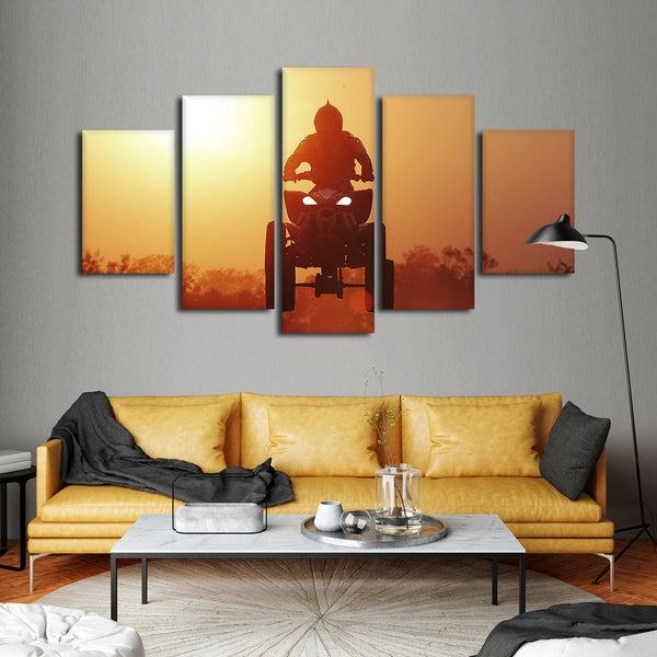 Atv Fahrt Leinwandbilder Kunstdrucke Rahmen