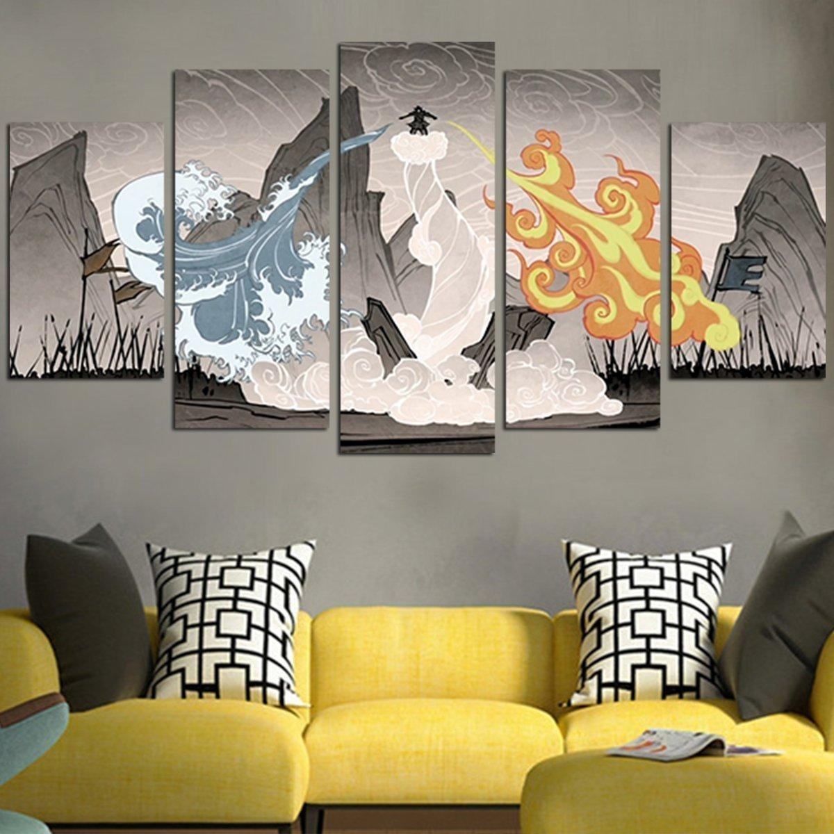Avatar The Last Airbender Fire And Water Movie Leinwandbilder Kunstdrucke  