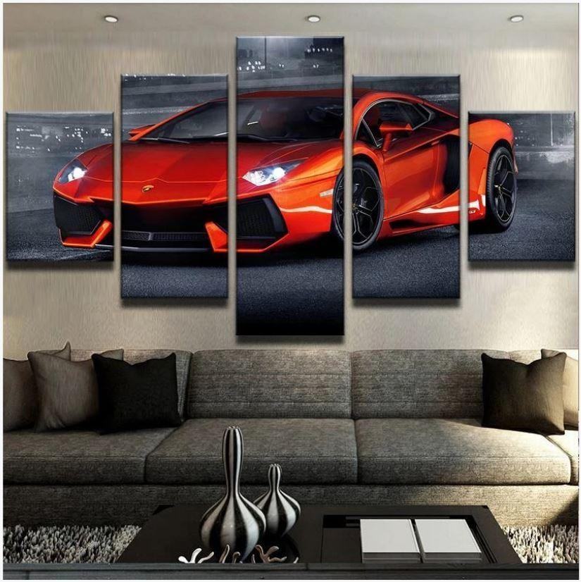 Aventador Lambo Leinwandbilder Kunstdrucke Rahmen