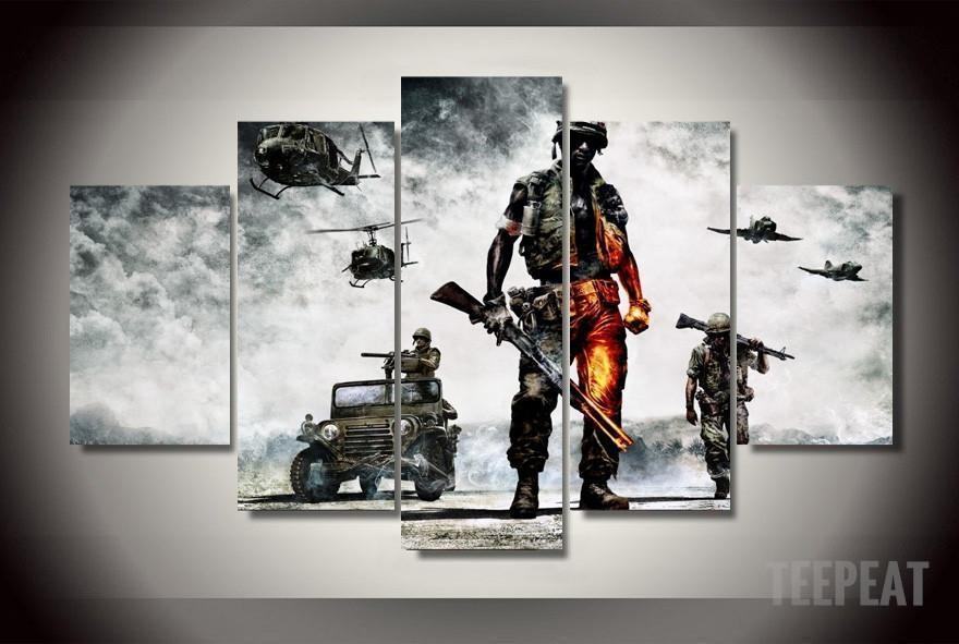 Bad Company Vietnam Gaming Leinwandbilder Kunstdrucke  