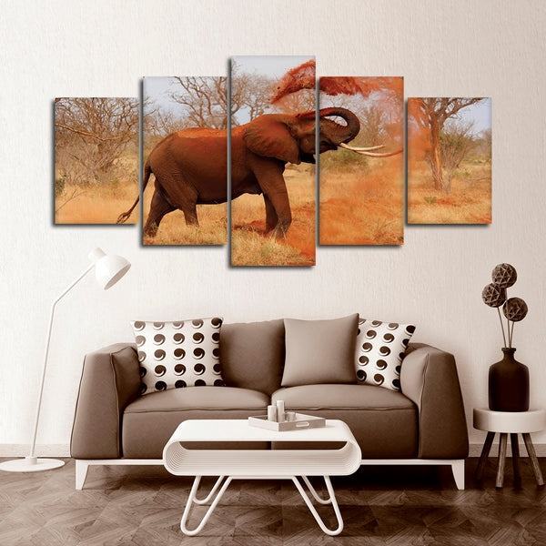 Baden Von Elefantenschmutz Leinwandbilder Kunstdrucke Rahmen