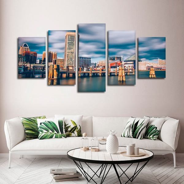 Baltimore Harbour Leinwandbilder Kunstdrucke Rahmen