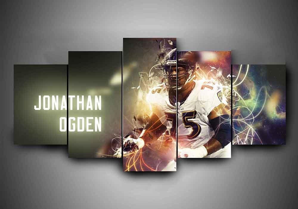 Baltimore Ravens Jonathan Ogden Leinwandbilder Sport