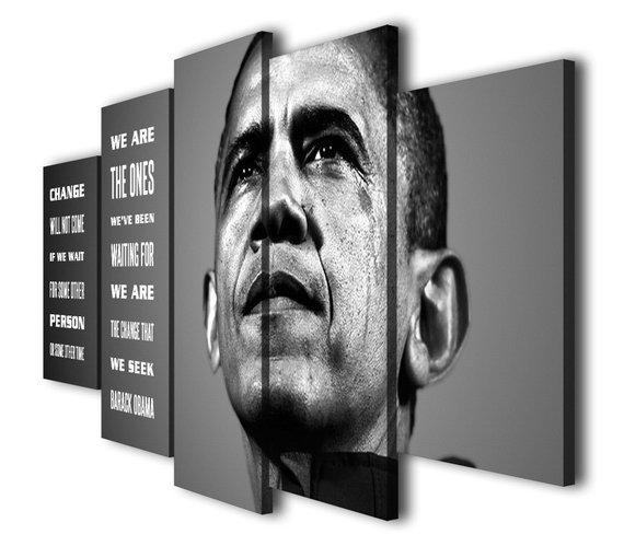 Barack Obama Famous Person Leinwandbilder Kunstdrucke   