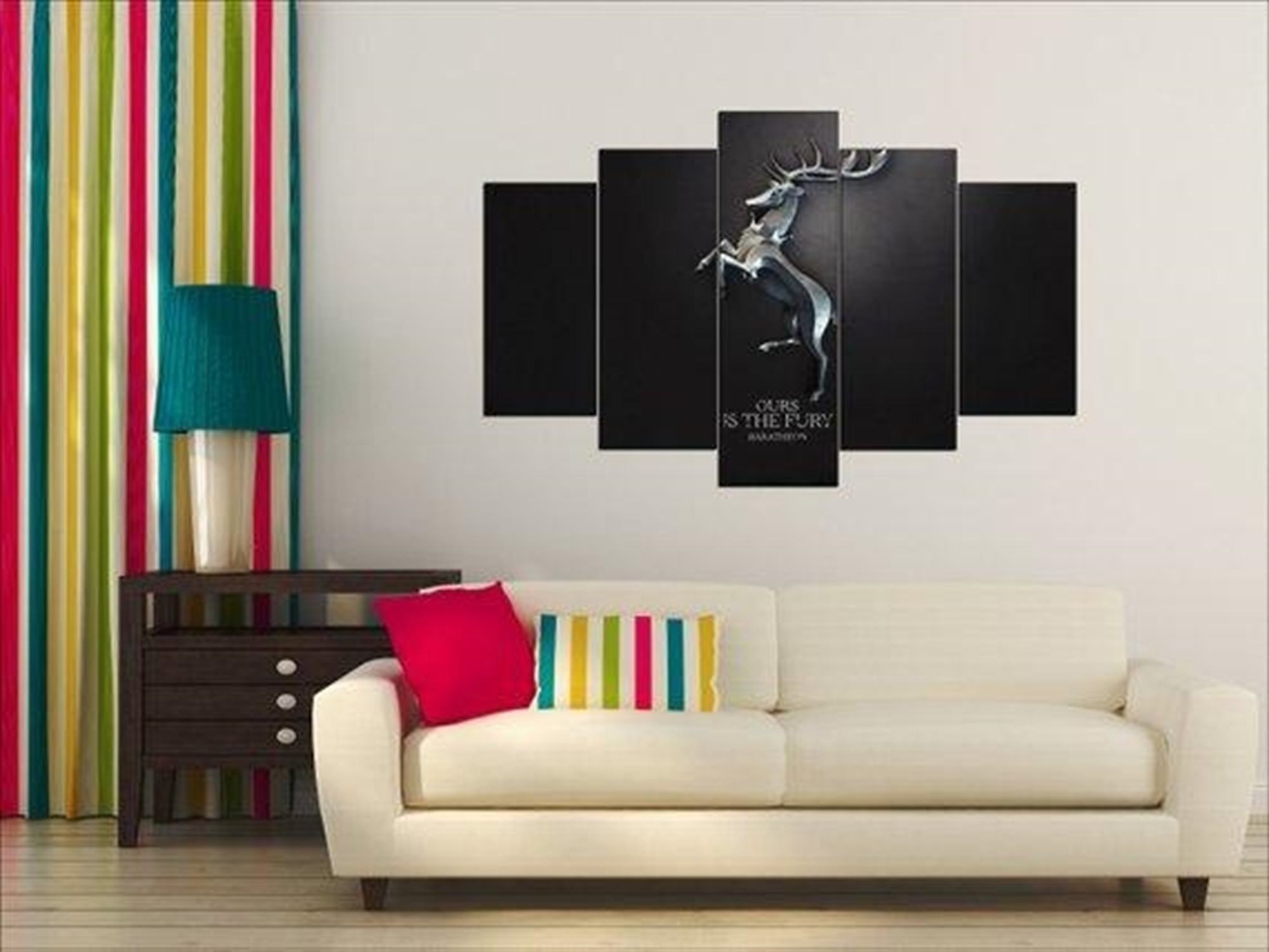 Baratheon Coat Of Arms Baratheon House Game Of Thrones Film Leinwandbilder Kunstdrucke Rahmen