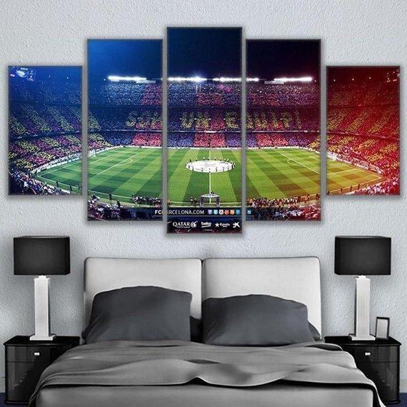 Barcelona Soccer Stadium Sport Leinwandbilder Kunstdrucke   