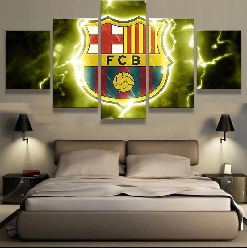 Barcelona Thunder Logo Soccer Leinwandbilder Kunstdrucke  