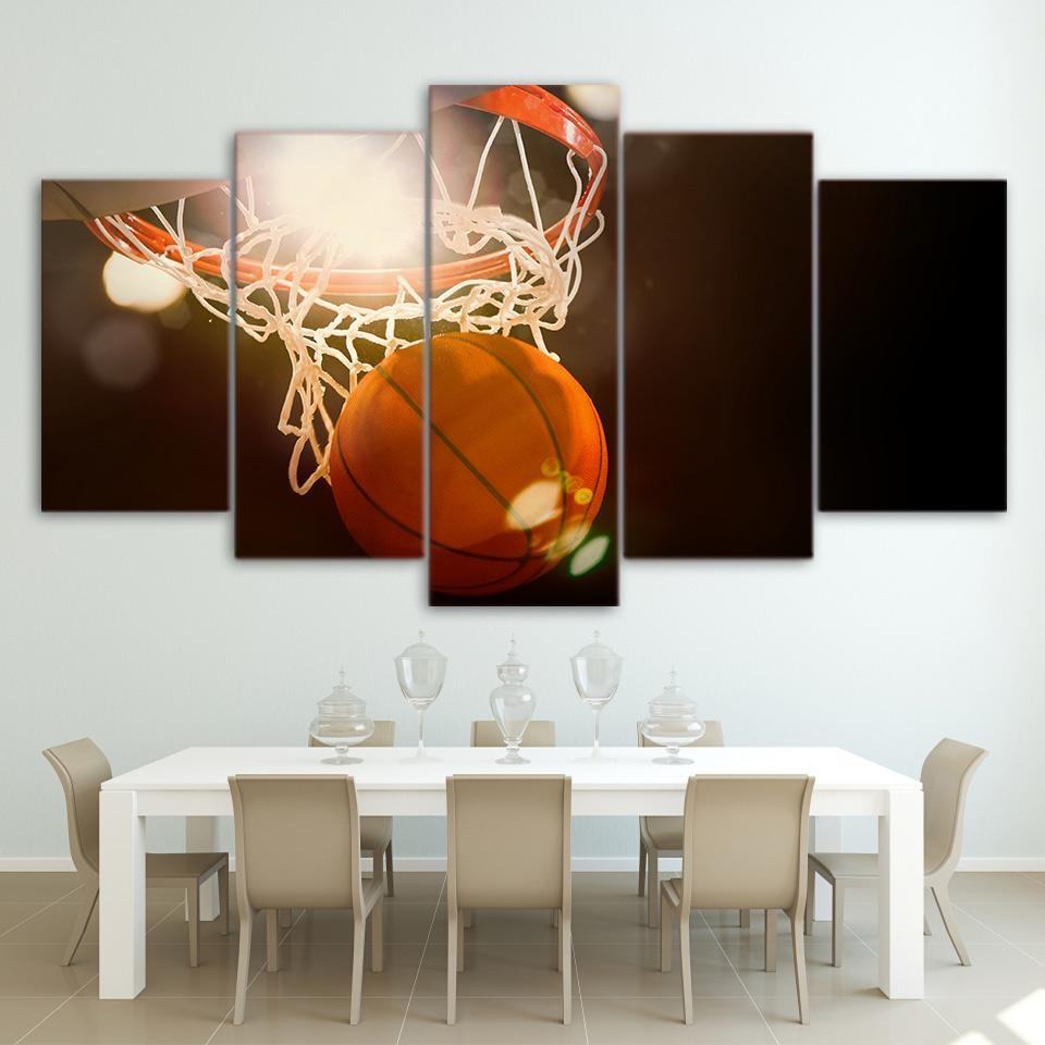 Basketball Circle Leinwandbilder Sport