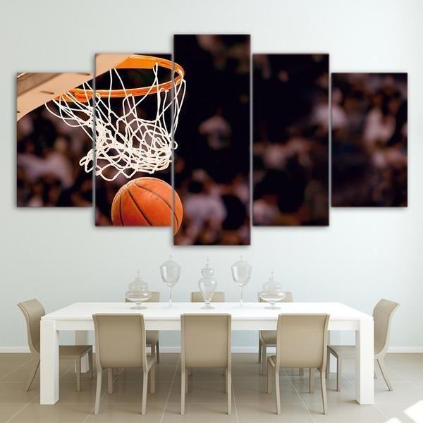 Basketball Sport Leinwandbild – Exklusive Sportkunst für Sammler