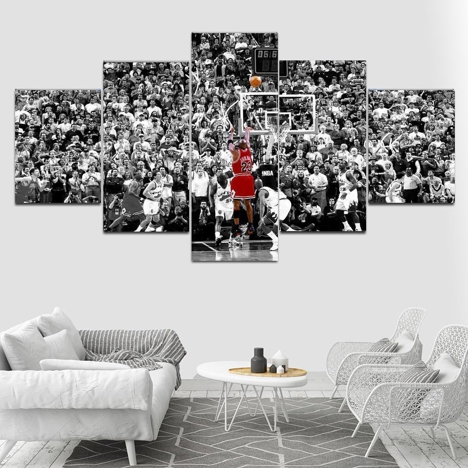 Basketball Sport Michael Jordan Poster Celebrity Leinwandbilder Kunstdrucke Rahmen