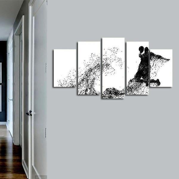 Basketball Star Brooklyn Spieler Leinwandbild – Inspiration für Sportfans