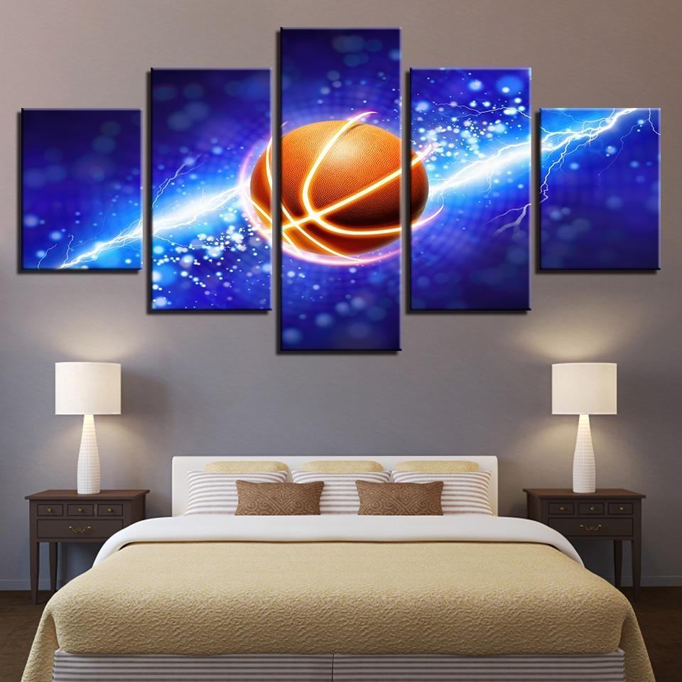 Basketballspieler 04 Leinwandbild – Kunst für echte Sportfans