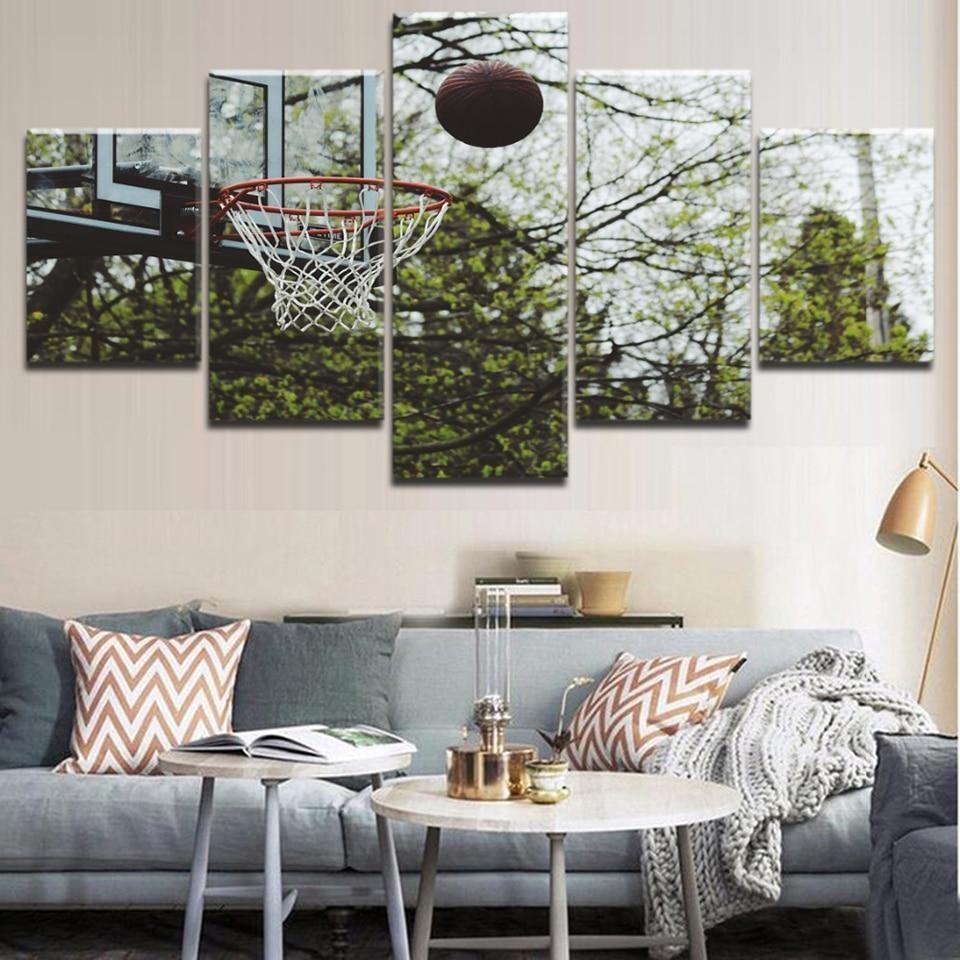 Basketballspieler 06 Leinwandbild – Stilvolle Kunst für Sportliebhaber