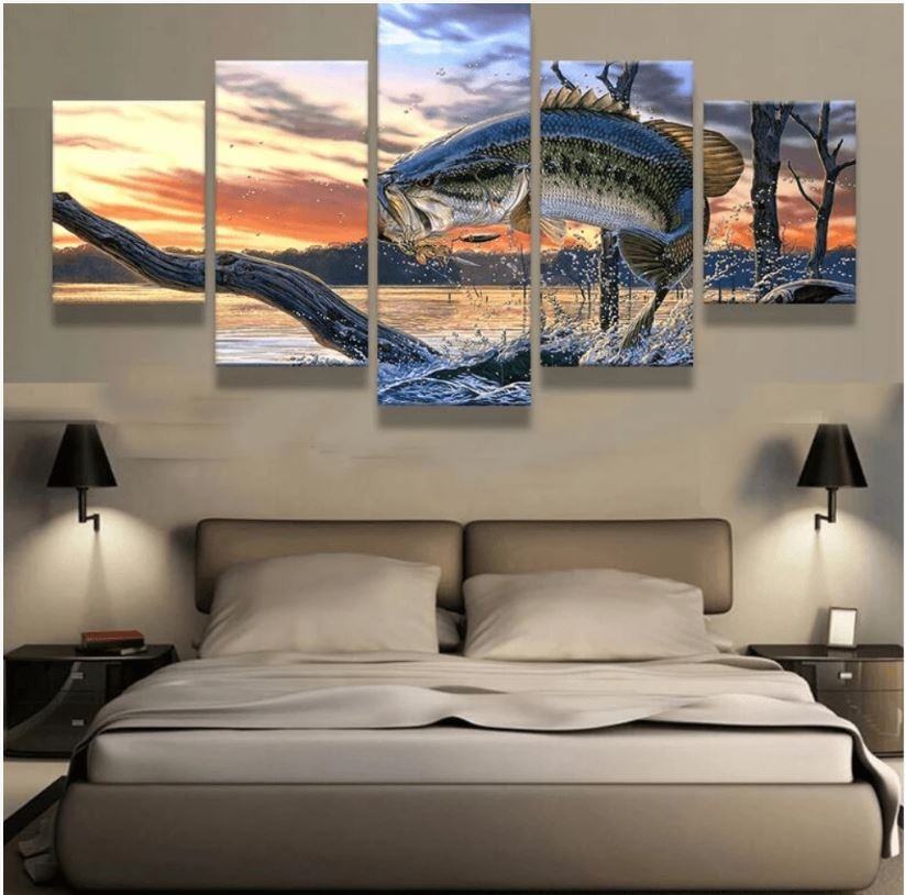 Bass Leinwandbilder Kunstdrucke Rahmen