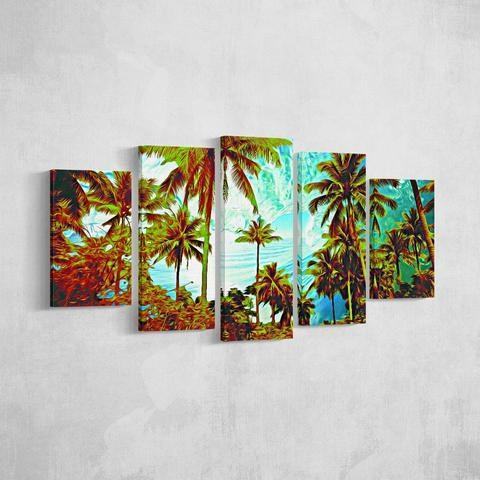 Beach Remix Nature Leinwandbilder Kunstdrucke  