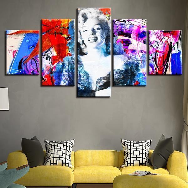 Beautiful Marilyn Monroe Actress Famous Person Leinwandbilder Kunstdrucke  