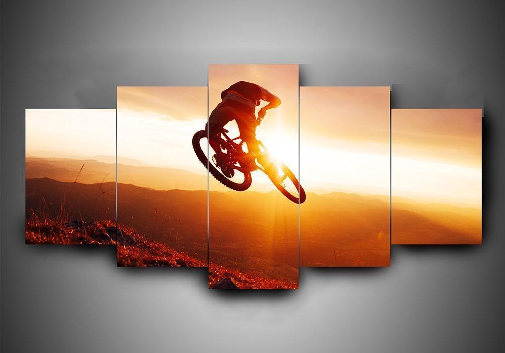 Bicycling 3 Sport Leinwandbilder Kunstdrucke  