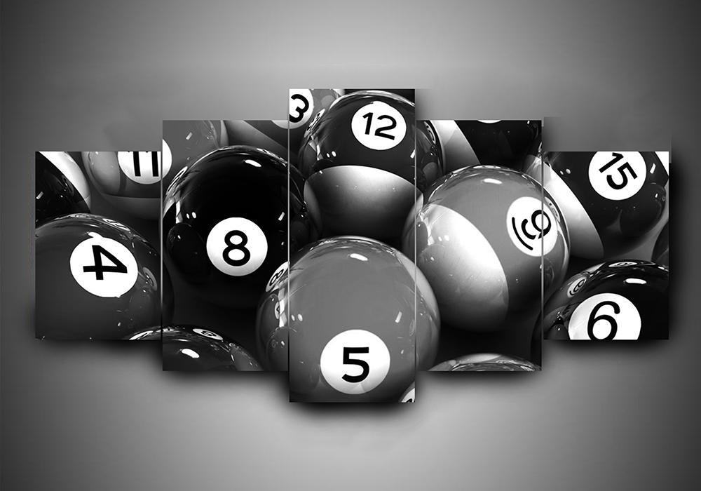 Billiard 3 Gaming Leinwandbilder Kunstdrucke  