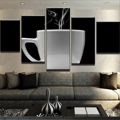 Black And White Coffee Nature Leinwandbilder Kunstdrucke  