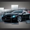 Black Maserati Sport Car Leinwandbilder Kunstdrucke black maserati sport car leinwandbilder kunstdrucke 2559