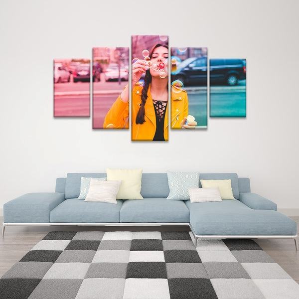 Blasen Leinwandbilder Kunstdrucke Rahmen