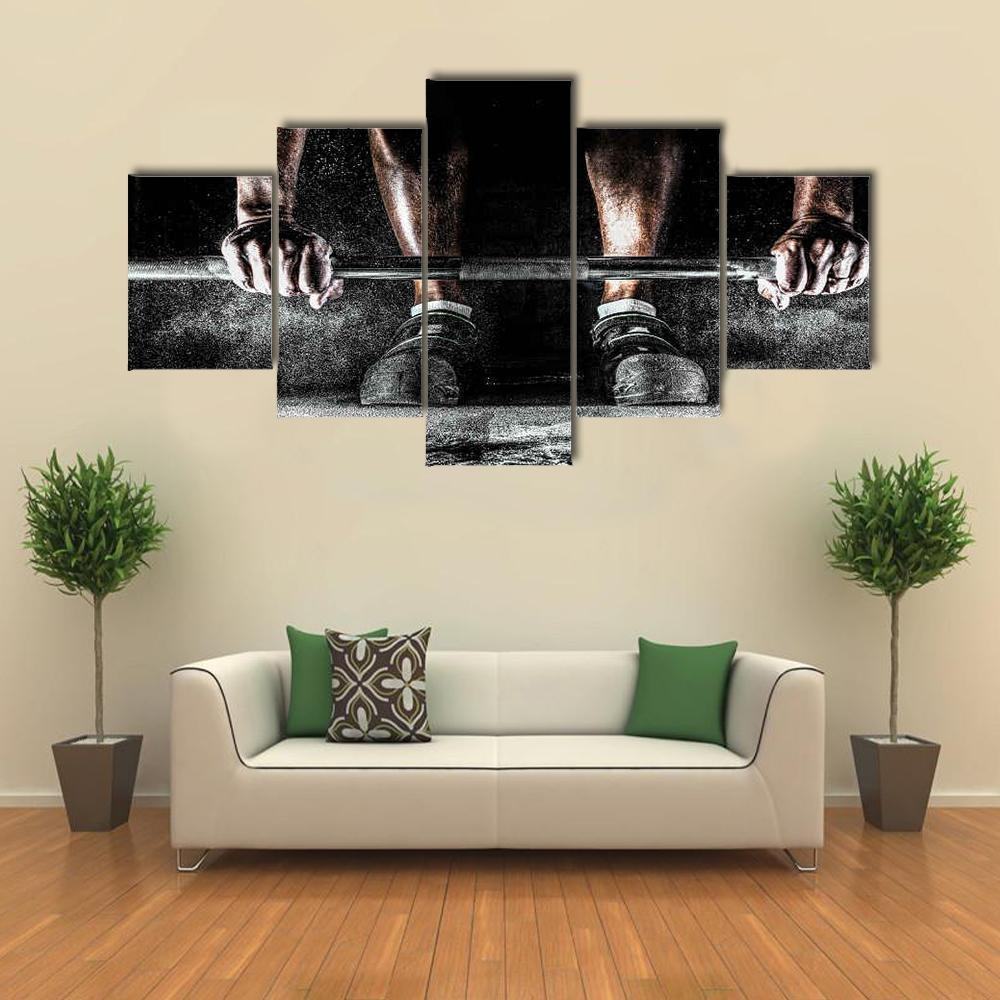 Bodybuilding Chic Leinwandbild – Kunst für echte Sportfans