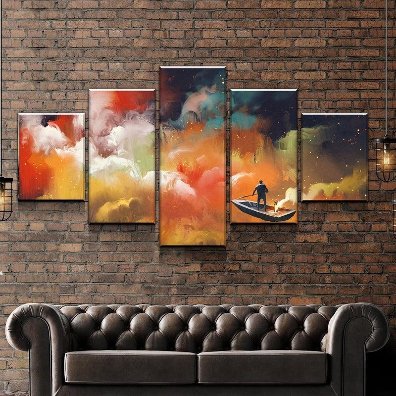 Bootslicht Leinwandbilder Kunstdrucke Rahmen