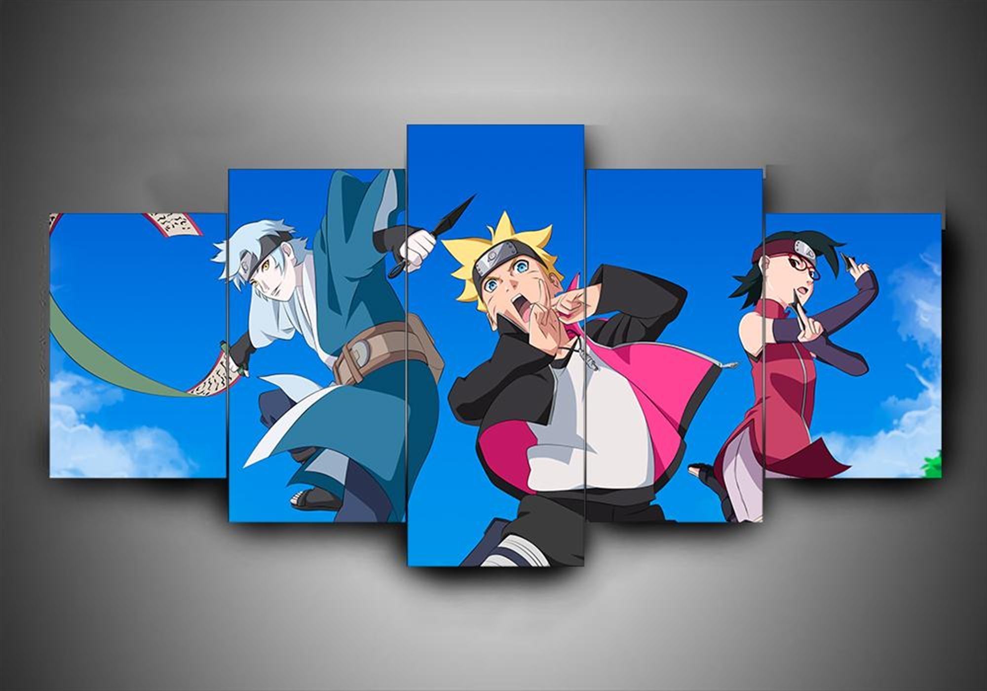 Boruto Anime Leinwandbilder Kunstdrucke Rahmen