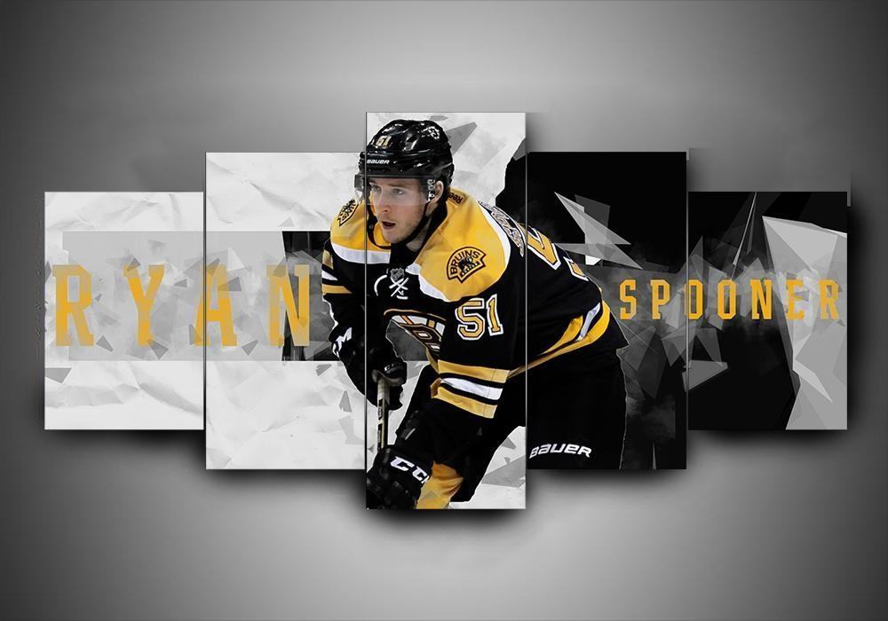 Boston Bruins Team 1 Leinwandbild – Einzigartige Sportbilder für Ihr Wohnzimmer