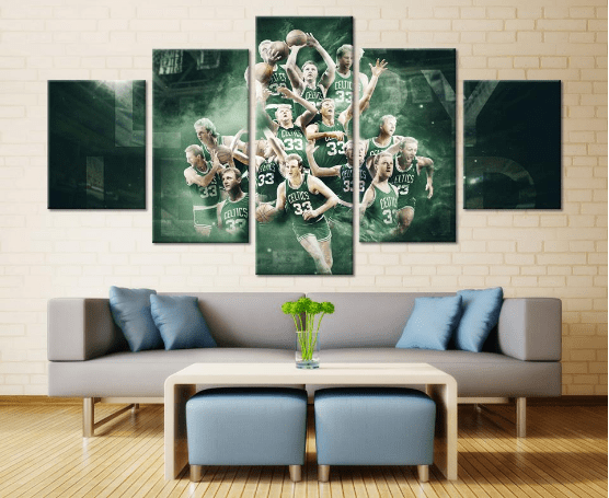 Boston Celtics LeBron James Leinwandbild – Kunst für wahre Sportenthusiasten