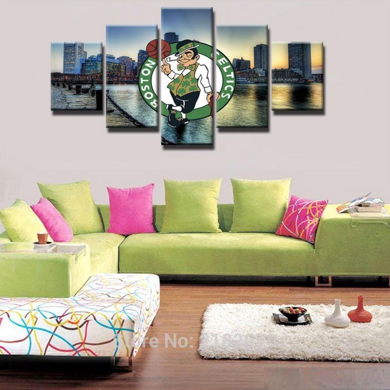 Boston Celtics Von LeBron James Leinwandbild – Kunst für echte Sportfans