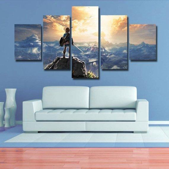Breath Of The Wild Gaming Leinwandbilder Kunstdrucke  