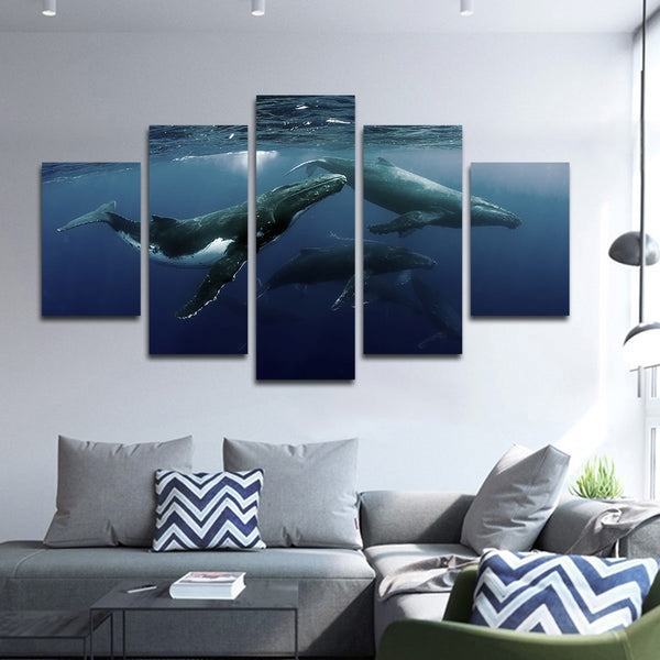 Buckelwal Leinwandbilder Kunstdrucke Rahmen