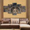 buddha statue 3 religion leinwandbilder kunstdrucke rahmen 4117