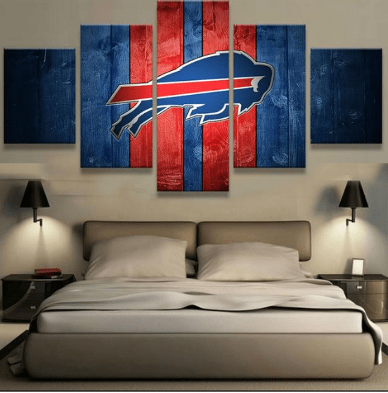 Buffalo Bills Football Leinwanddruck – Sportkunst für Sammler
