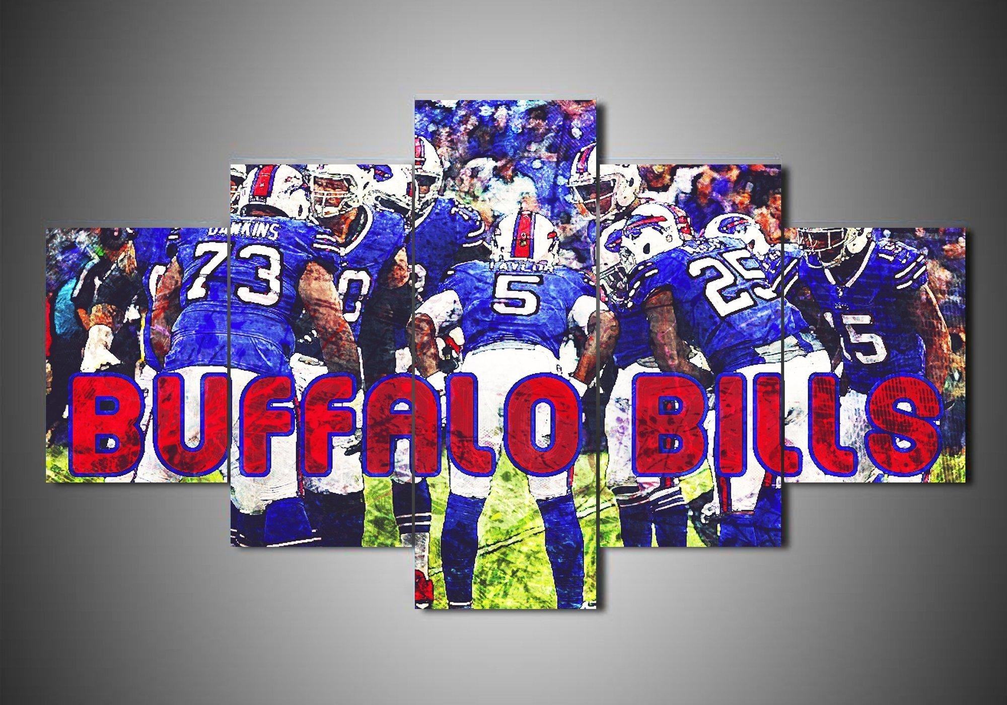 Buffalo Bills Team Leinwanddruck – Football Kunstwerk