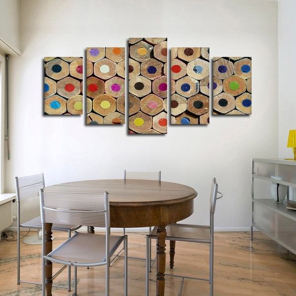 Buntstifte Leinwandbilder Kunstdrucke Rahmen