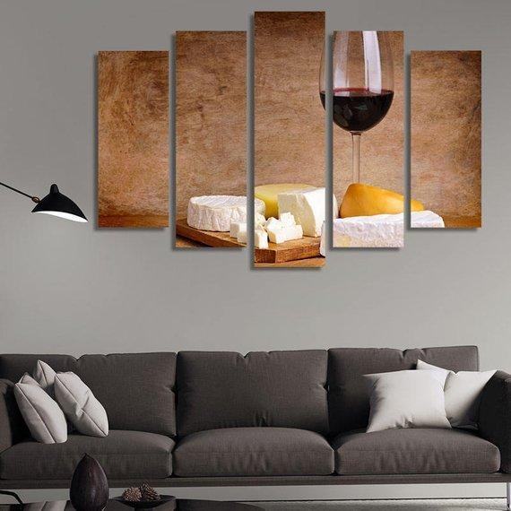 Cake And Wine Kitchen Stck Leinwandbilder Kunstdrucke Rahmen